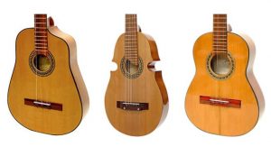 Cuban "tres", Puerto Rican "cuatro", and Colombian "tiple".