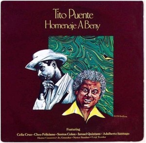 Cover of Tito Puente's "Homenaje a Benny Moré" album.
