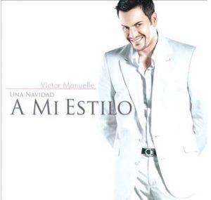 Salsa music star Victor Manulle in his Christmas Latin music album.