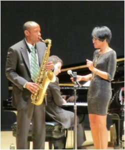 Wynton Marsalis concert photo.