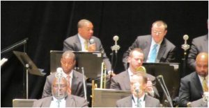 Wynton Marsalis with orchestra