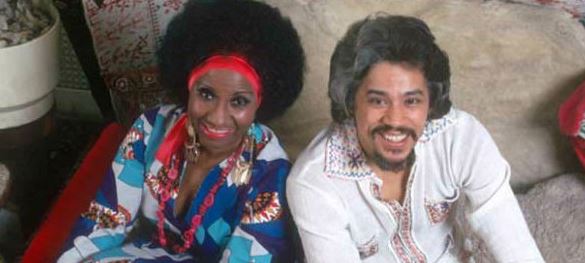 Salsa music legends Celia Cruz and Johnny Pacheco.