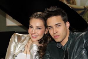 Latin pop and ballad singer Thalia and Bachata star Prince Royce also performed together in Thalia's album.