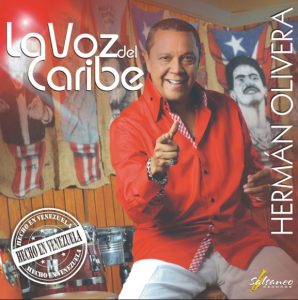 Herman Olivera in cover of Salsa CD La Voz del Caribe