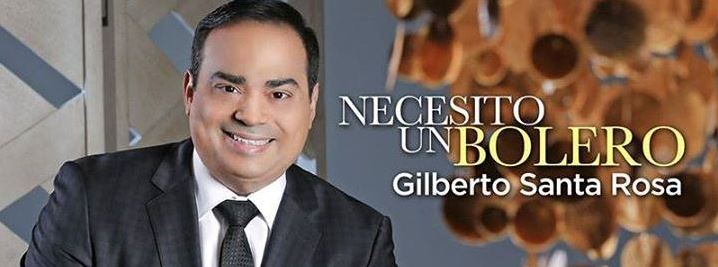 Salsa star Gilberto Santa Rosa in Necesito un Bolero cover.