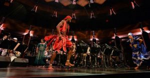 Cuban dancers with Wynton Marsalis, Pedrito Martnez, and Chucho Valdes