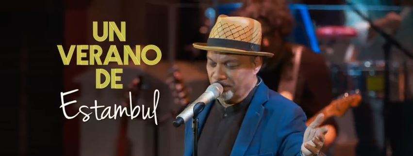 Salsa songwriter Omar Alfanno performs the single "Verano de Estambul"