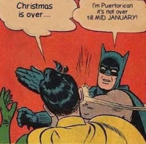 Cartoon on Octavitas Puerto Rican Christmas