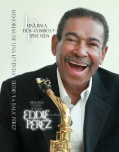 Eddie "La Bala" Perez on the cover of his book