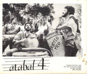 Hector "Atabal" in the early years of the group.