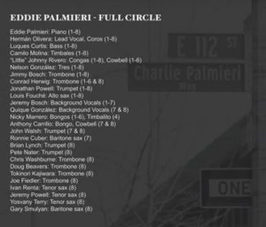 Eddie Palmieri "Full Circle" musicians