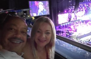 Hector Aviles and Ivonne Bruno at Ruben Blades 50 Years concert.