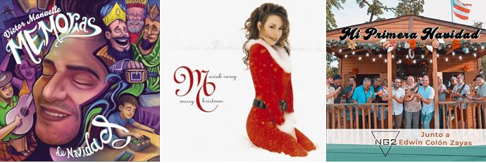 Victor Manuelle "Memorias de Navidad", NG2 "Mi Primera Navidad" and Mariah Carey "Merry Christmas"