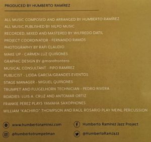 Humberto Ramirez 8 Doors backcover credits