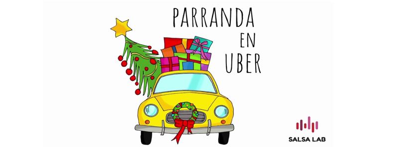 Salsa Lab's "Parranda en Uber" cover art