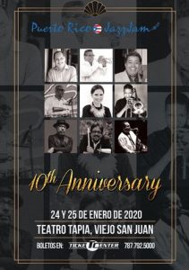 Puerto Rico Jazz Jam 2020 Poster