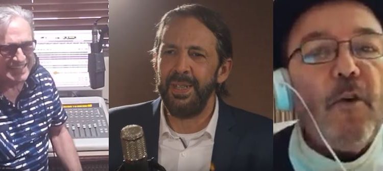 Jose Nogueras, Juan Luis Guerra and Ruben Blades in songs of coronavirus