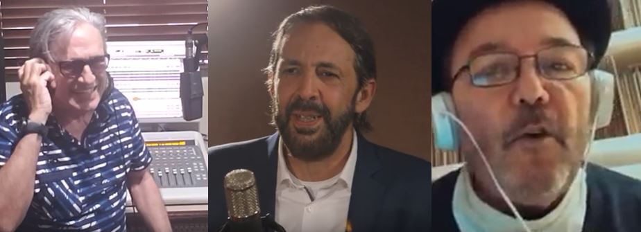 Jose Nogueras, Juan Luis Guerra and Ruben Blades in songs of coronavirus