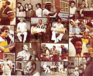 Jerry Gonzalez y carátulas del Grupo Folklorico Experimental Nuevayorkino