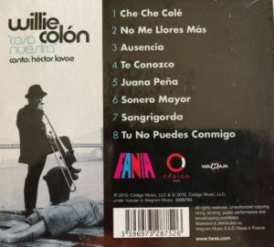 Willie Colon on "Cosa Nuestra" cover