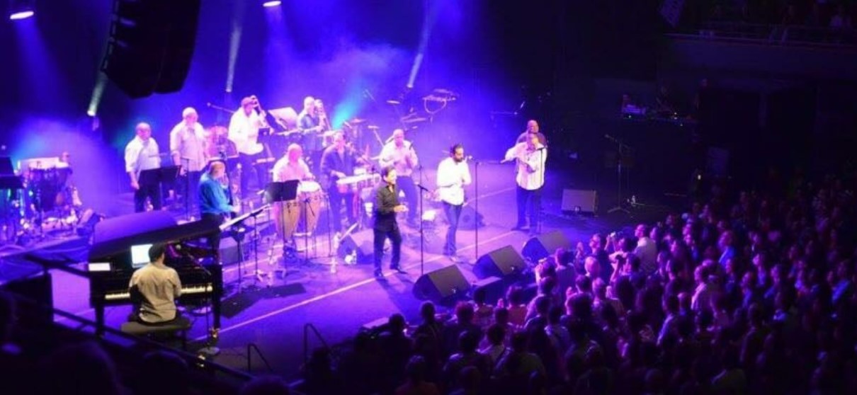 Spanish Harlem Orchestra performing the art of Salsa