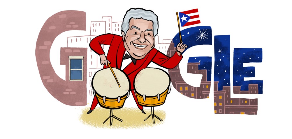 Tito Puente in his Google Doodle 2022
